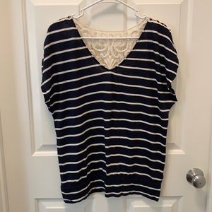 Express Lace Back Tee